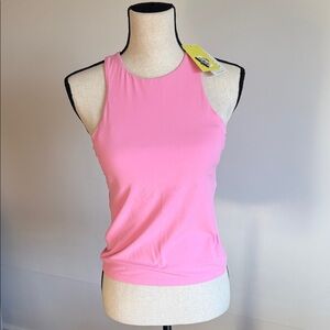 all in motion Pink High-Neck Athletic Tank Top